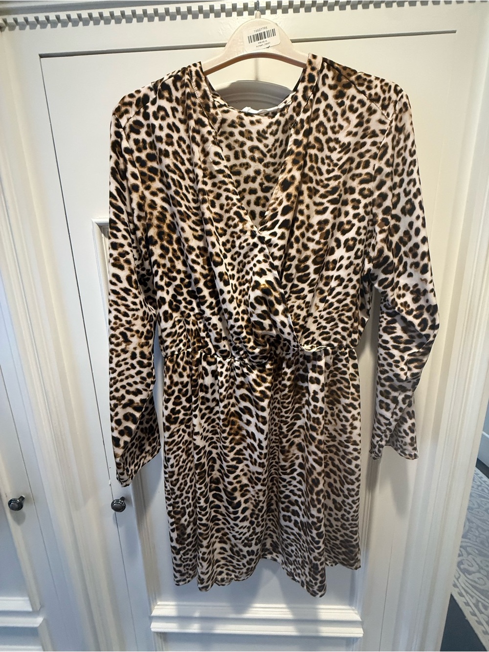 All In Favor - Leopard Dress long sleeve size XL